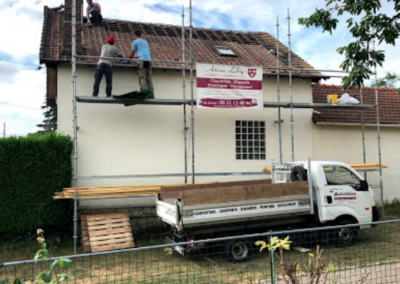Panneau de l’entreprise Christophe couverture et zinguerie